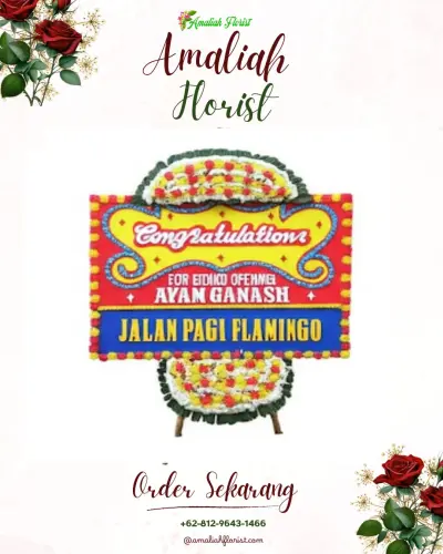 Bunga Papan Congratulation di Lalanglinggah
